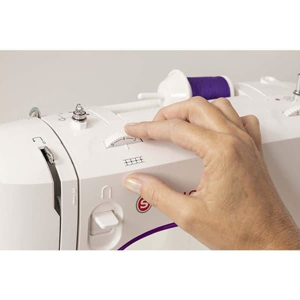 Singer M3505 Symaskin - Vit och lila - 75 W - Metallram