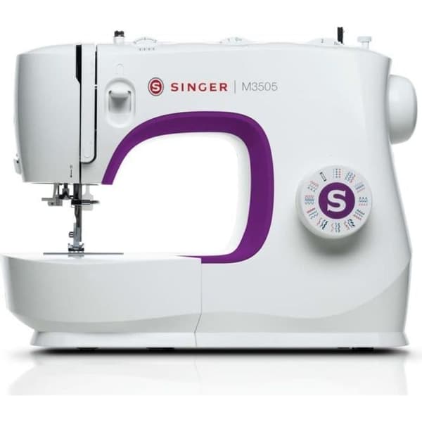 Singer M3505 Symaskin - Vit och lila - 75 W - Metallram