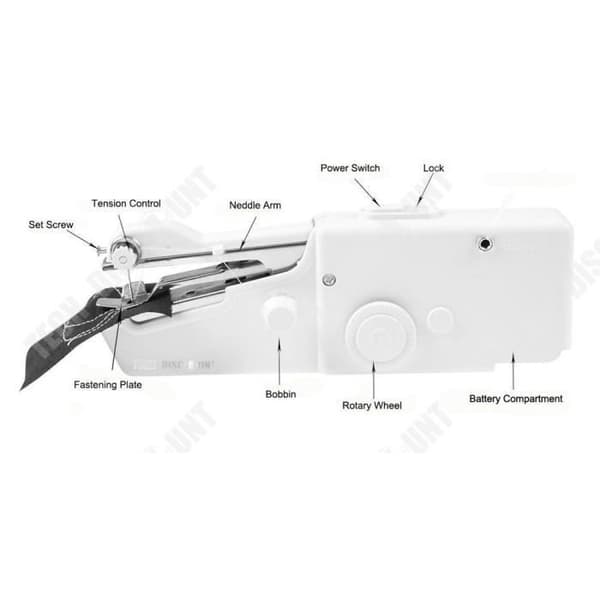 bärbar symaskin barn handhållen nybörjare manuell elektronisk mini lätt batteri liten professionell