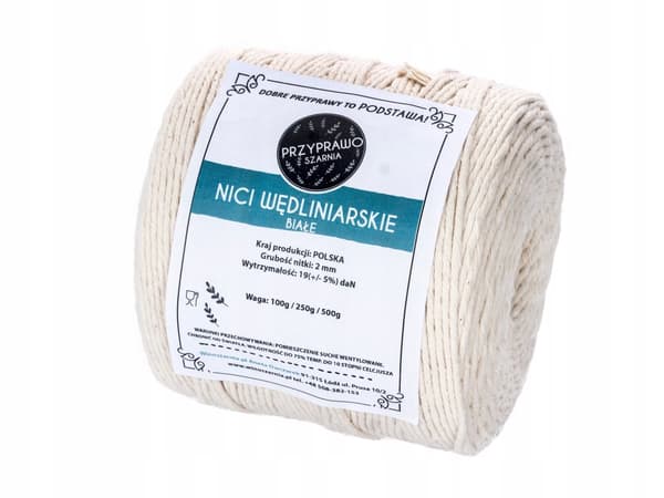 Bomuldssnor til macrame, 500g, uden kerne