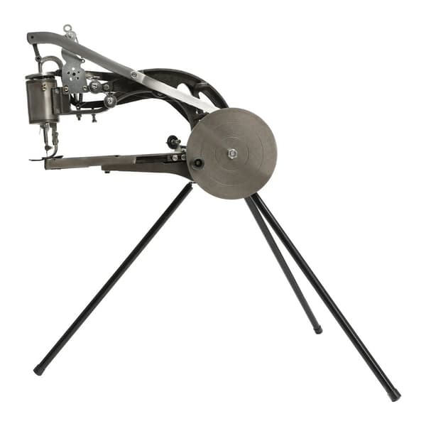 Läder- och skosömnadsmaskin, ergonomisk design, justerbar fot, enkel montering