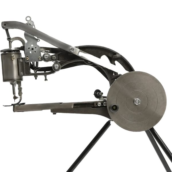 Läder- och skosömnadsmaskin, ergonomisk design, justerbar fot, enkel montering