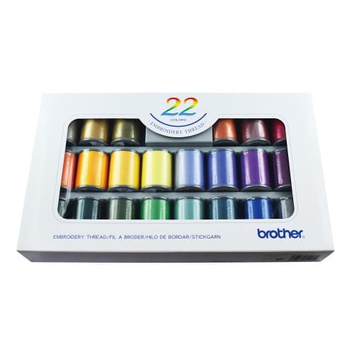 Brother - ETS22 Embroiderythread Set (22 Colours)