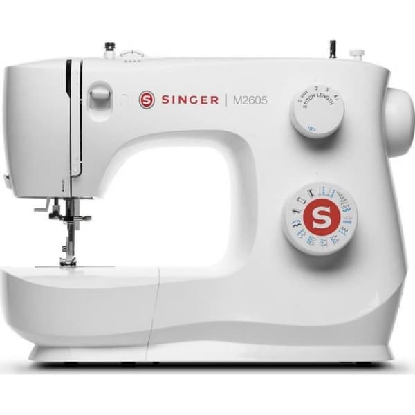 Singer MC M 2605 symaskin - Vit - 19 poäng - 70W - Förenklad