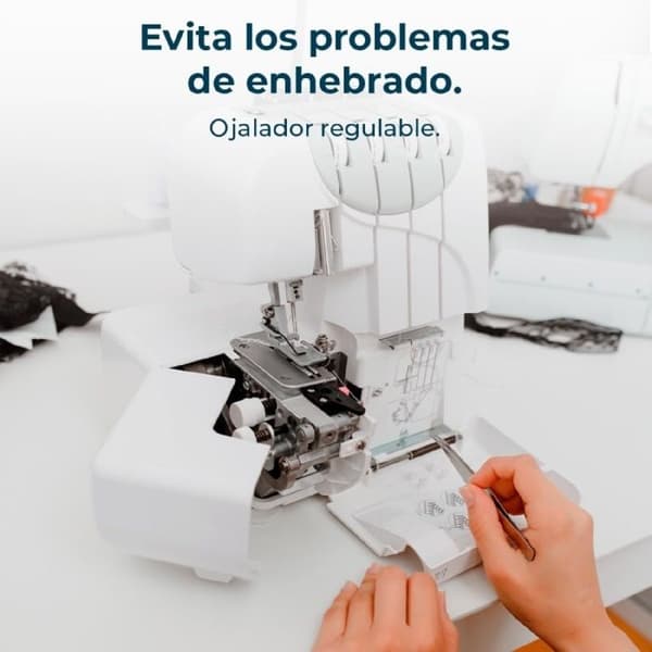 Surjeteuse - BelleCouture - OverLock - 1100 varv/min - Justerbart tryck - Tillbehörssats