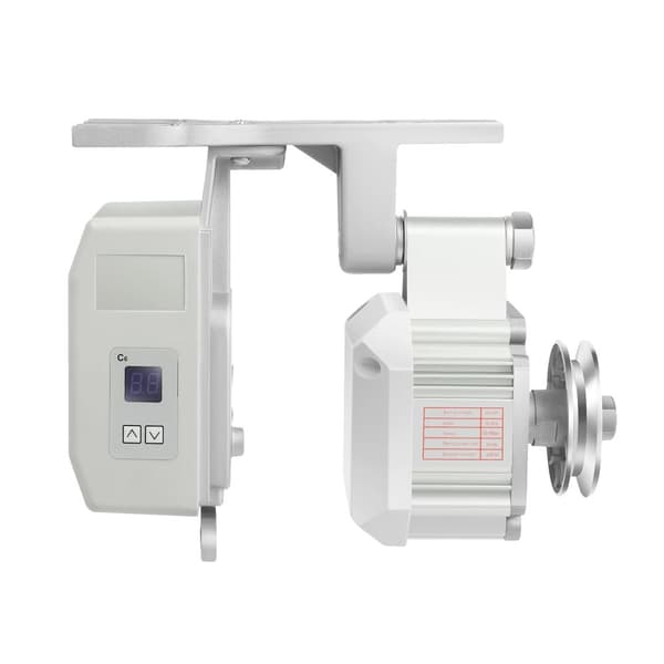 550W Teollinen Ompelemo Moottori, Säädettävä Nopeus 200-4500rpm, Kestävä Venytettävä Alumiini,Hopea