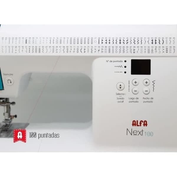 Symaskin Alfa Next 100 med 100 olika stygn typer