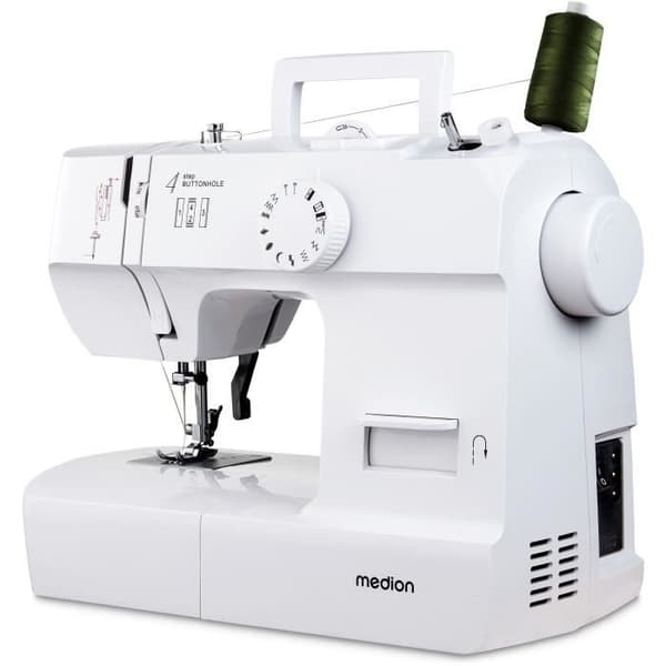 Syrmaskin - MEDION - SM 70 - 71W - 12 Stygn - 700 varv/min - LED - Vit