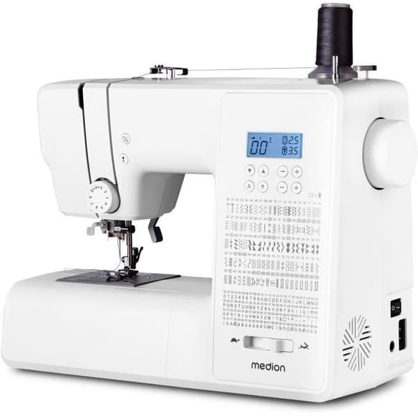 Digital symaskin - MEDION - SD 36 - 38W - 270 stygn - 700 varv/min - LED - Vit