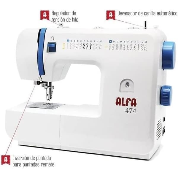 Symaskin Alfa 474 23 nålar - Alfa