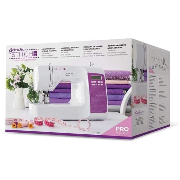 Gemini GEM-SM-STITCHPRO-UK Stitch Pro Symaskin Vit One Size