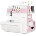 Miniatyrbild 1 av 6: Overlockmaskin - MEDION - SO 90 - 91W - Nåltyp 11, 14, 16 - 1200 rpm - LED - Rosa