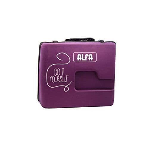Bärväska för ALFA symaskin - Lila färg - Ergonomiskt handtag och innerficka