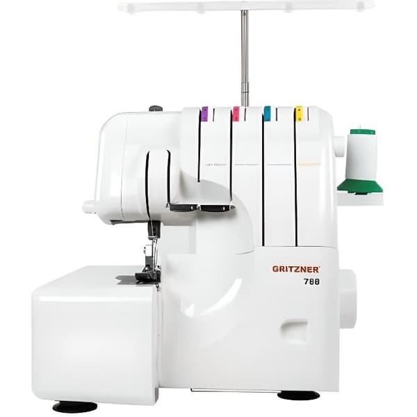 Symaskin - Gritzner - 788 - 2-nåls overlocker - Kraftfull 135 W motor - Tillbehör ingår