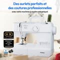 Miniatyrbild 3 av 6: Symaskin - MEDION - SM 70 - 71W - 12 sömmar - 700 rpm - LED - Vit