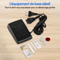 Miniatyrbild 5 av 6: Symaskin - MEDION - SM 70 - 71W - 12 sömmar - 700 rpm - LED - Vit