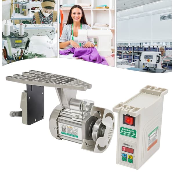 Børsteløs DC Symaskinemotor, Energi Effektiv, Justerbar Hastighed, Stille Drift