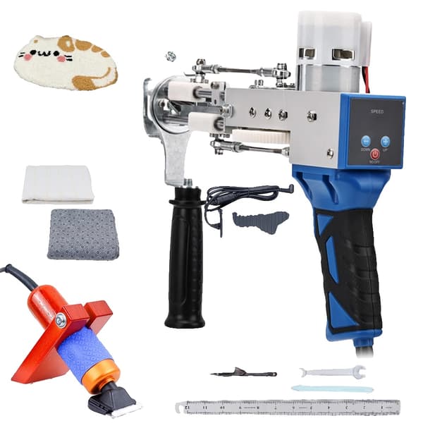 Tuftingpistol, elektrisk klipp- och slingfunktion, lättviktsdesign,NEJ.11