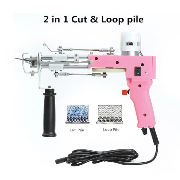 Tuftingpistol, elektrisk klip- og løkke-funktion, letvægtsdesign,NEJ.4