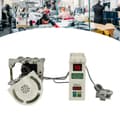 Miniatyrbillede 2 af 2: Syersymaskine Motor, 600 W Effekt, 500-4500 RPM Hastighed, EU Standard Stik,sølv, L