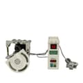 Miniatyrbillede 1 af 2: Syersymaskine Motor, 600 W Effekt, 500-4500 RPM Hastighed, EU Standard Stik,sølv, L