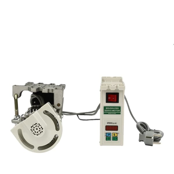 Syersymaskine Motor, 600 W Effekt, 500-4500 RPM Hastighed, EU Standard Stik,sølv, L