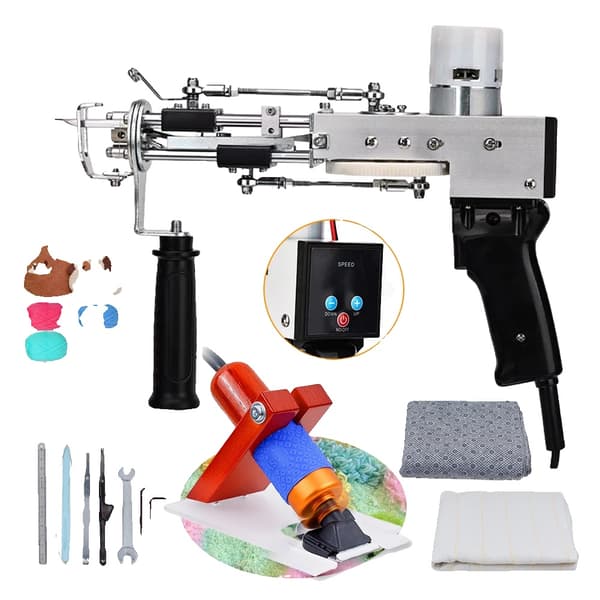 Elektrisk tuftingpistol, justerbar hastighet, lättviktsdesign, mångsidiga tillämpningar,EU PLUG 220V set-2