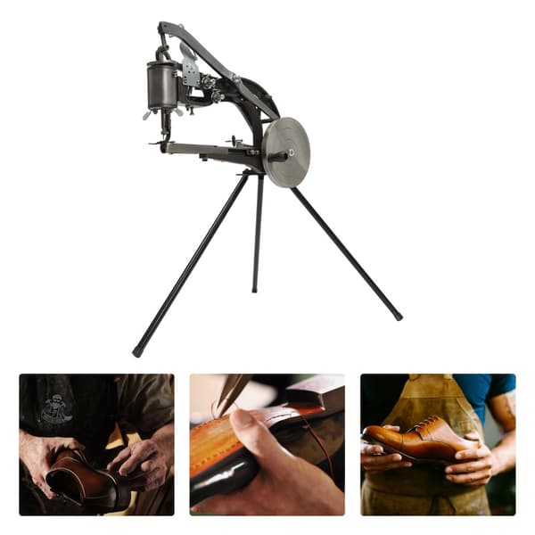 Hand Cobbler Skoreparationsmaskin, 360° Justerbar Riktning, Lätt Montering, Hållbar Järnkonstruktion