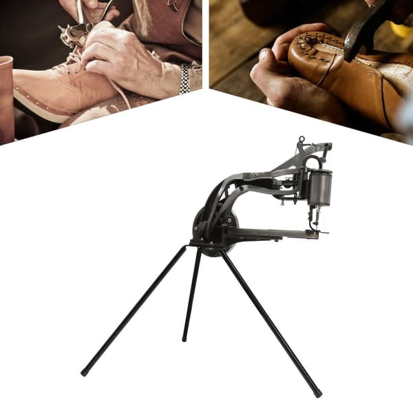 Hand Cobbler Skoreparationsmaskin, 360° Justerbar Riktning, Lätt Montering, Hållbar Järnkonstruktion