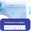 Pikkukuva 4 / 4: Käsikäyttöinen ompelukone, 12 ompelutyyppiä, integroitu työvalo, käyttäjäystävällinen muotoilu