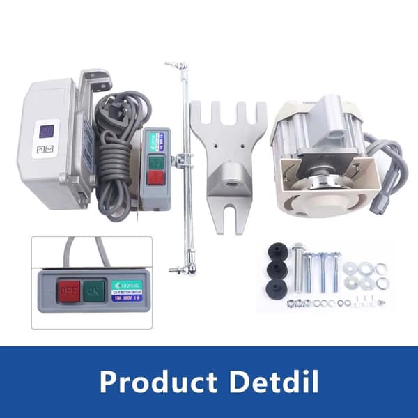 Syrmaskinmotor, 550W effekt, justerbar hastighet 200-6000 varv per minut