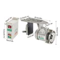 Miniatyrbild 2 av 2: Elektrisk borstlös servomotor, 750W, justerbar hastighet 200-3500 rpm, LED-display,VIT
