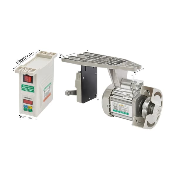 Elektrisk børsteløs servomotor, 750W, justerbar hastighed 200-3500 rpm, LED-display,HVID