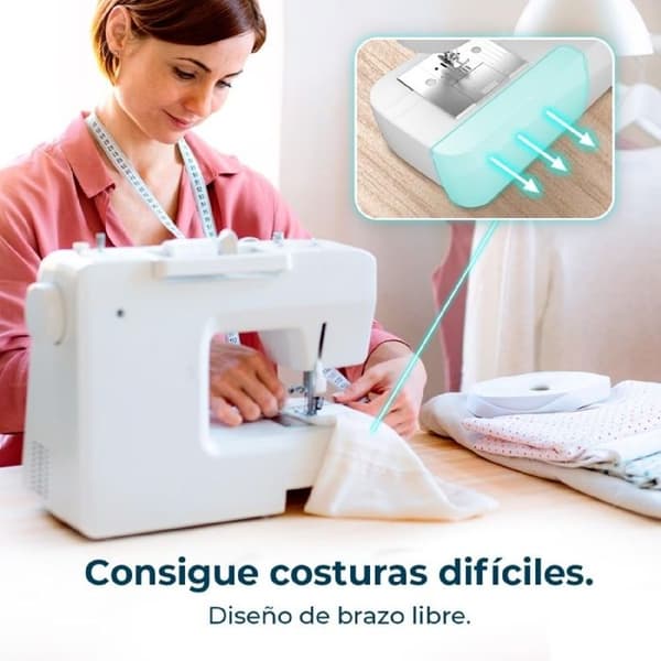 Symaskin - BelleCouture - 6600 - 66 stygn - Tillbehörskit