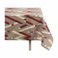 Miniatyrbillede 2 af 4: Tablecloth Kinvara ZIGI-21469-26 Maroon Thin canvas 140 x 180 cm Anti-stain Stripes (10 Units)
