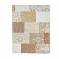 Miniatyrbild 3 av 3: Tablecloth Kinvara AZULEJO-B Beige Thin canvas 140 x 180 cm Anti-stain Tile (6 Units)