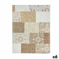 Miniatyrbild 1 av 3: Tablecloth Kinvara AZULEJO-B Beige Thin canvas 140 x 180 cm Anti-stain Tile (6 Units)