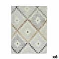 Miniatyrbild 1 av 3: Tablecloth Kinvara ROMBOS-B Beige Thin canvas 140 x 180 cm Anti-stain Rhombus (6 Units)