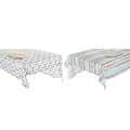 Miniatyrbild 4 av 5: Tablecloth and napkins DKD Home Decor 9 Pieces 2 Units 150 x 250 x 0,5 cm Grey Sky blue