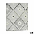 Miniatyrbillede 1 af 3: Tablecloth Kinvara ROMBOS-G Grey Thin canvas 140 x 180 cm Anti-stain Rhombus (6 Units)