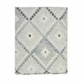 Miniatyrbillede 3 af 3: Tablecloth Kinvara ROMBOS-A Blue Thin canvas 140 x 180 cm Anti-stain Rhombus (6 Units)