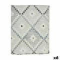 Miniatyrbillede 1 af 3: Tablecloth Kinvara ROMBOS-A Blue Thin canvas 140 x 180 cm Anti-stain Rhombus (6 Units)