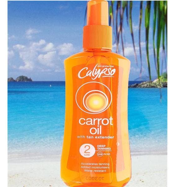 Calypso Deep Tan ORIGINAL Carrot Oil Spray With Tan Extender SFP2