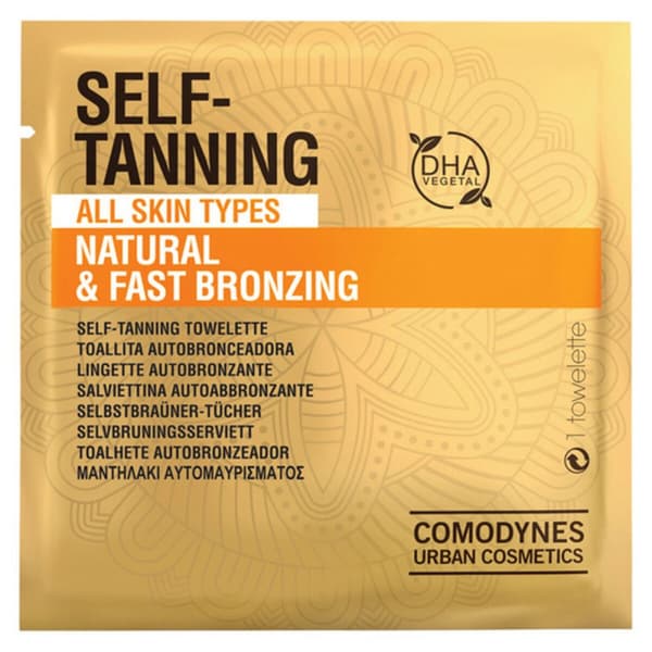Självbronsande handdukar Natural & Fast Bronzing Comodynes Tanning