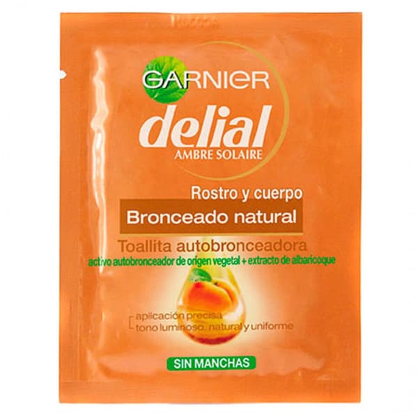 Self-bronzing håndklæder Delial (1 ud)