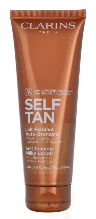Clarins Self Tan Self Tanning Milky Lotion 125 ml Face & Body, 24hour