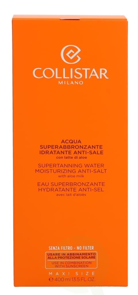Collistar Supertanning Water With Aloe Milk 400 ml For Hair Face And Body