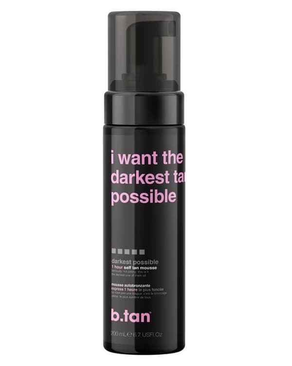 b.tan I Want The Darkest Tan Possible Tan Mousse 200 ml
