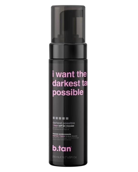 b.tan I Want The Darkest Tan Possible Tan Mousse 200 ml