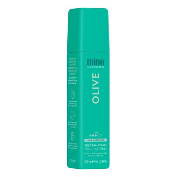 MineTan Olive Foam Self-Tanner 200 ml - Självbrännarskum